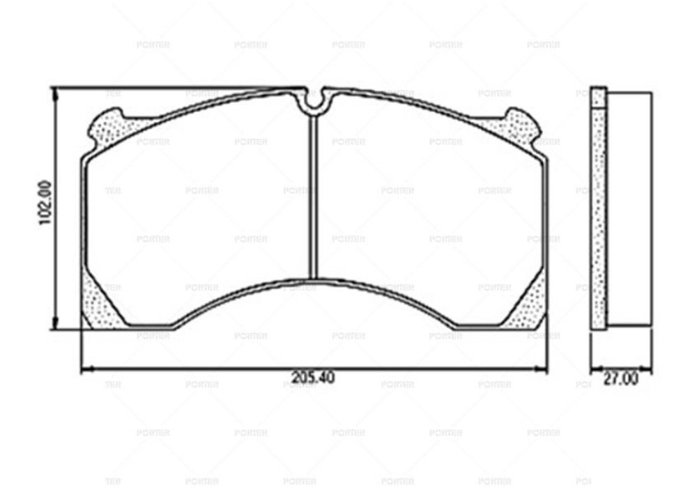 Meritor 29124 Fren Balatası
